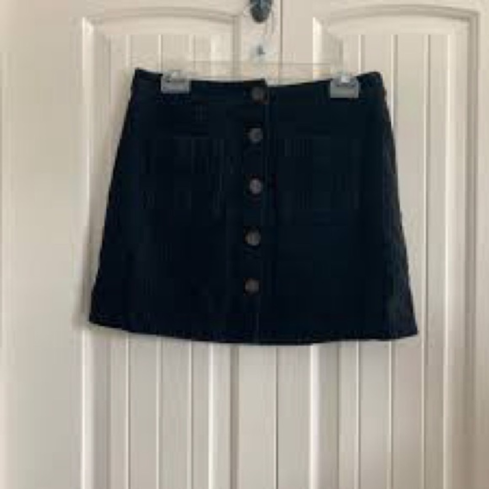 Very J Blue A-line Mini Skirt Casual